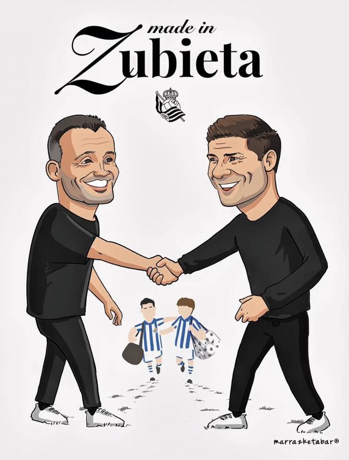 世界杯实时比分-苏比埃塔制造，皇社发布海报欢迎皇马主帅阿隆索回归阿诺埃塔